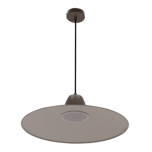 Various Roma Pendelleuchte Taupe – Ø48 cm – 1-flammig - Innen Creme