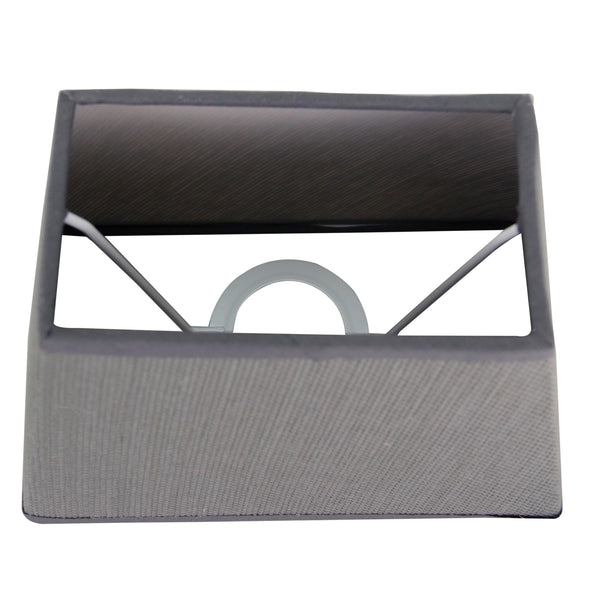 Various Lampenschirm Conica Rechteck - Grau - Ø20 oder Ø27 cm – Seide