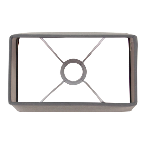 Various Lampenschirm Conica Rechteck - Grau - Ø20 oder Ø27 cm – Seide