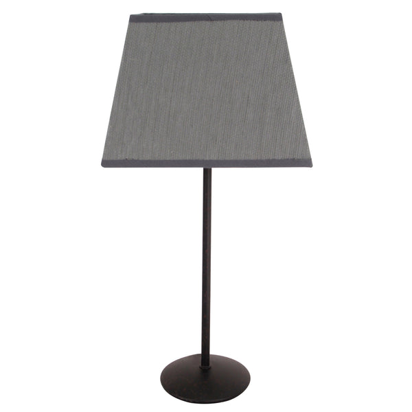 Various Lampenschirm Conica Rechteck - Grau - Ø20 oder Ø27 cm – Seide