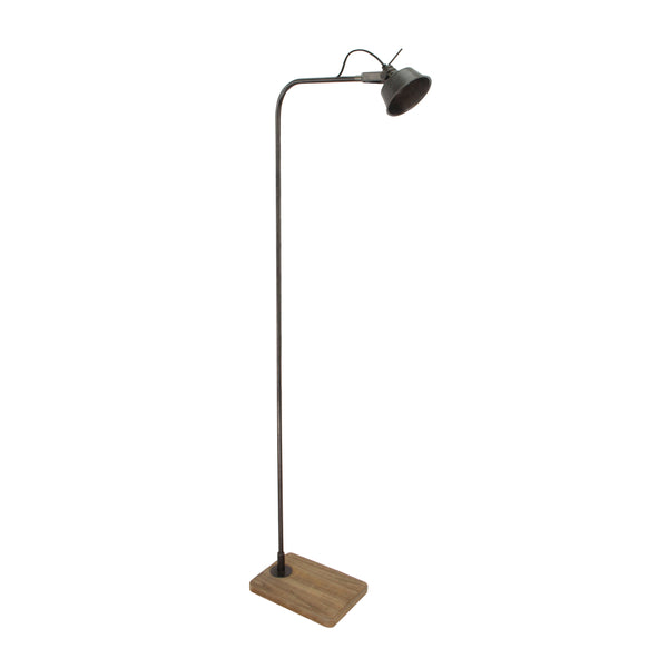 Various Max Stehlampe – Minimalistisches Design mit Metallgestell und Holzfuß (180 cm)