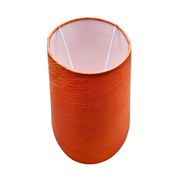 Various Lampshade Oval - Wrinkle – Red – Ø22/17 x Ø21/13 cm – Height 17 cm