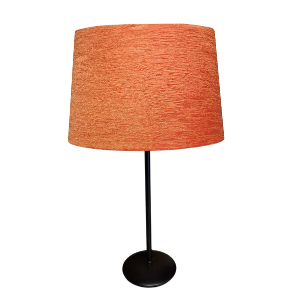 Various Lampshade Oval - Wrinkle – Red – Ø22/17 x Ø21/13 cm – Height 17 cm