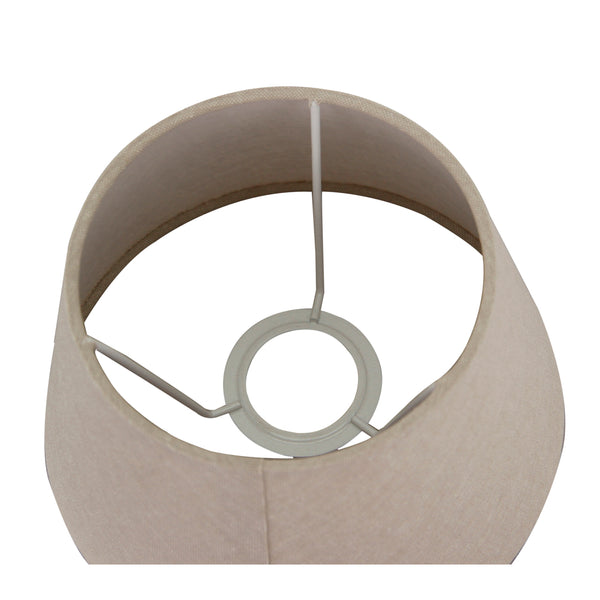 Various Lampenschirm Drum rund - Grau – Ø20 bis 40 cm - Leinen