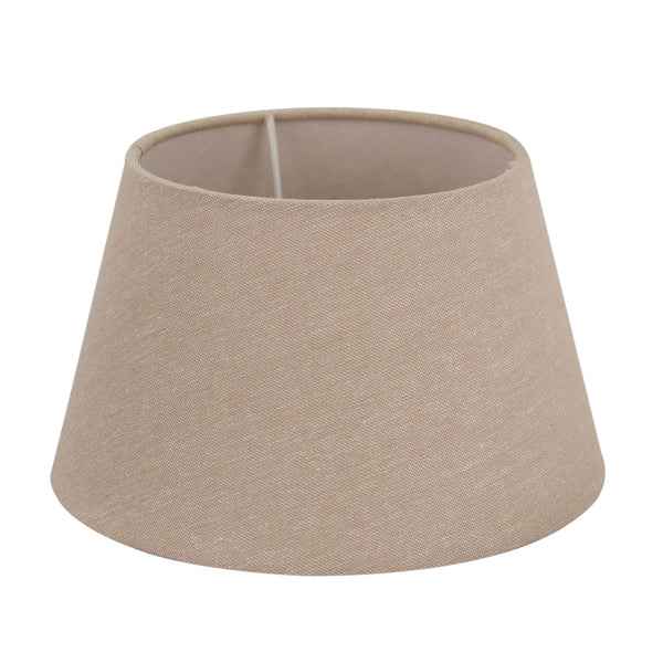 Various Lampenschirm Drum rund - Grau – Ø20 bis 40 cm - Leinen