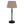 Various Lampenschirm Drum rund - Grau – Ø20 bis 40 cm - Leinen