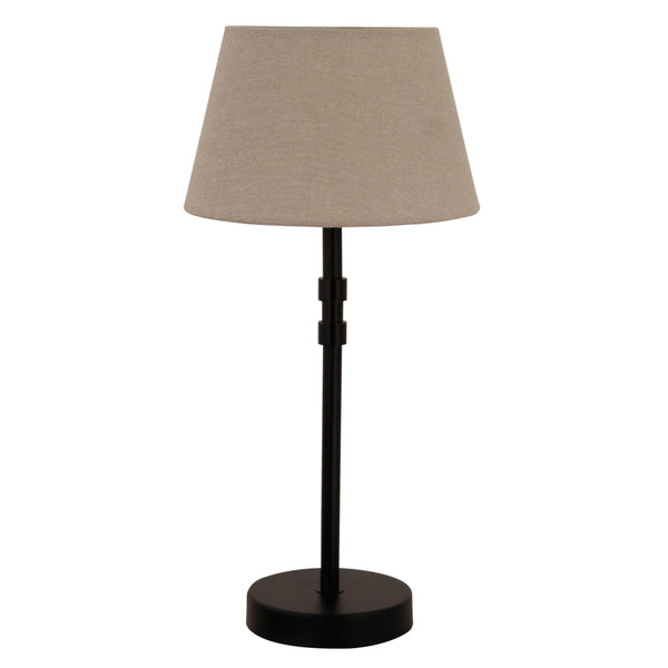Various Lampenschirm Drum rund - Grau – Ø20 bis 40 cm - Leinen