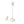 Various Metal Lamp Base in White – Elegant Base for Your Table Lamp (33 cm)