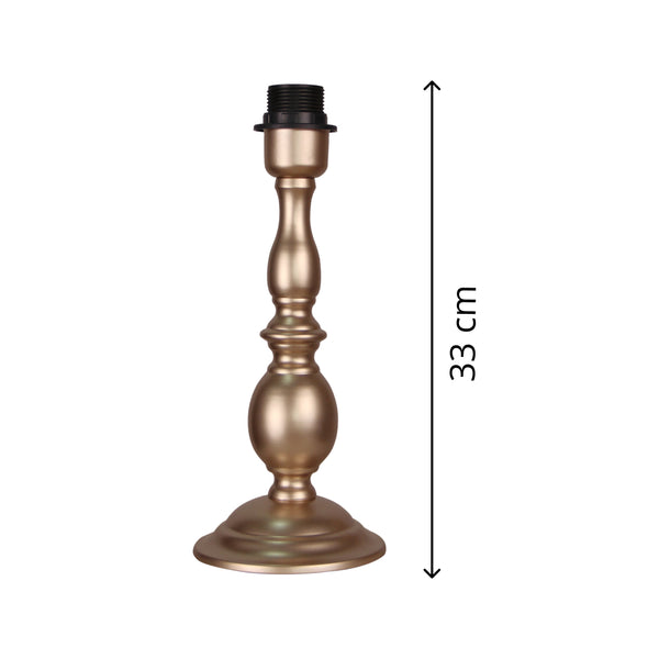 Various Metall-Lampenfuß in Nickel, Schwarz, Weiß oder Bronze – Stilvolle Basis für Ihre Tischlampe (25 cm / 33 cm)