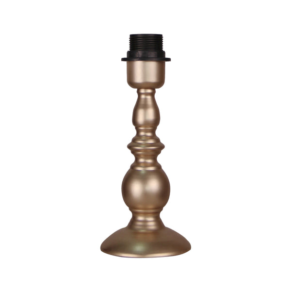 Various Metall-Lampenfuß in Nickel, Schwarz, Weiß oder Bronze – Stilvolle Basis für Ihre Tischlampe (25 cm / 33 cm)