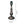 Various Metall-Lampenfuß in Schwarz/Braun – Stilvolle Basis für Ihre Tischlampe (22 cm / 30 cm)