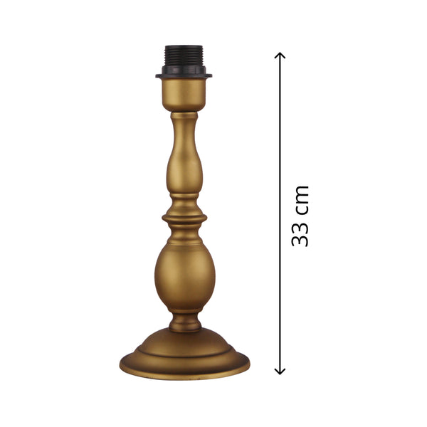 Various Metall-Lampenfuß in Nickel, Schwarz, Weiß oder Bronze – Stilvolle Basis für Ihre Tischlampe (25 cm / 33 cm)