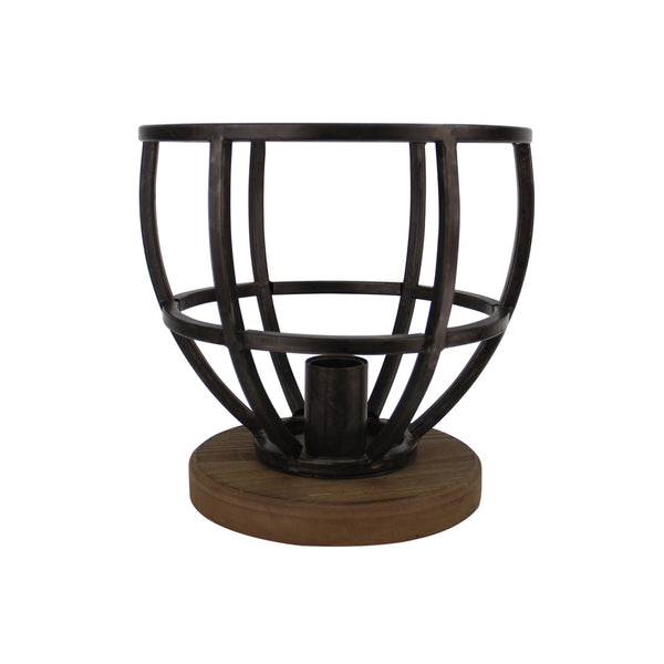 Various Frame Tischleuchte – 1-flammig – Ø25 cm – E27 – Schwarz
