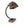 Various Tischlampe – Industrial Design – Black Steel – Holz & Metall – E27 – 39 cm hoch