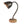 Various Tischlampe – Industrial Look – Black Steel & Holz – GU10 – 31 cm hoch