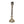 Diverse metalen lampvoeten in glanzend nikkel – 36 cm hoog en E27-fitting