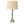 Diverse metalen lampvoeten in glanzend nikkel – 36 cm hoog en E27-fitting