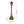 Various Metall Lampenfuß mit quadratischer Basis – Messing Matt (Höhe 37 cm)