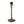 Various Metall Lampenfuß – Nickel Matt & Schwarz – Höhe 33 cm, E27-Fassung, quadratische Basis