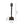Various metalen lampenvoeten – zwart (hoogte 33 cm, E27-fitting, vierkante voet)