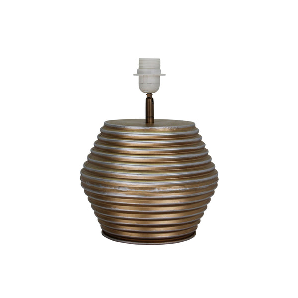 Kompakte Tischlampe Various Tin mit elegantem Gold-Design