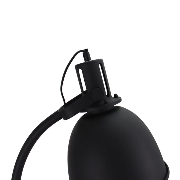 Moderne Tischlampe 46 cm hoch, verstellbarer Lampenschirm, industrial Look