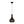 Various Canna Pendelleuchte – 1-flammig – Ø25 cm – Schwarz – Modern & Industriell