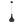 Various Canna Pendelleuchte – 1-flammig – Ø25 cm – Schwarz – Modern & Industriell