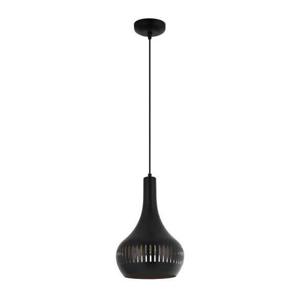Various Canna Pendelleuchte – 1-flammig – Ø25 cm – Schwarz – Modern & Industriell