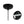 Various Canna Pendelleuchte – 1-flammig – Ø25 cm – Schwarz – Modern & Industriell