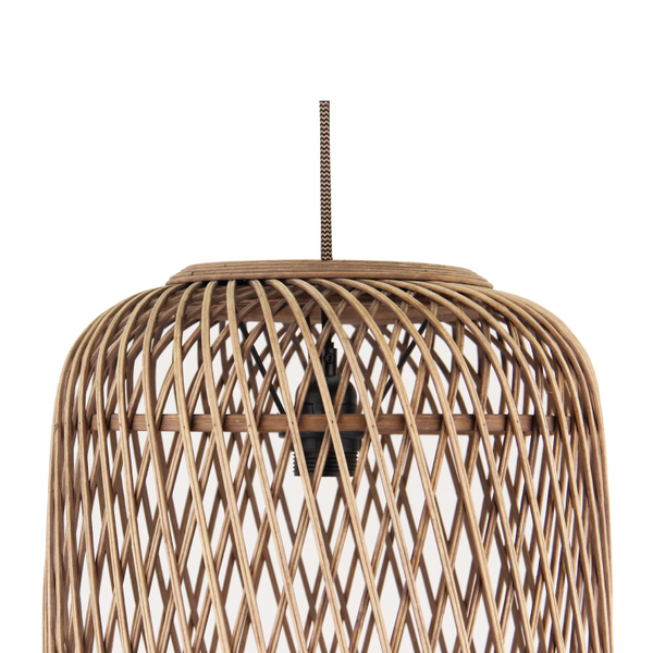 Various Cross Hängelampe – 1 flammig – Ø32 cm – E27 - Natuur Holz