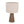 Tischlampe Faro mit Kegelfuß – modern, stabil und stilvoll in Taupe.
