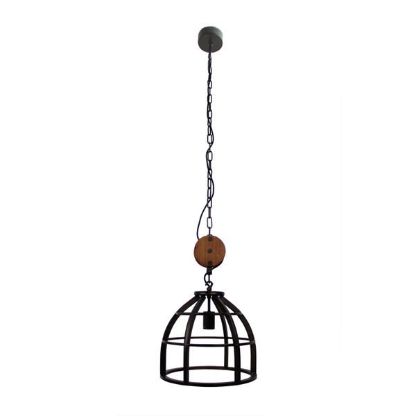 Robust designte Frame Pendelleuchte mit Kettenaufhängung