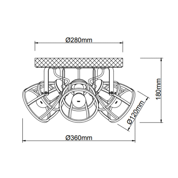 Akzentbeleuchtung aus Metall und Holz – Various Frame