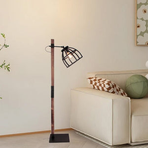 Industrielle Stehlampe mit E27-Fassung für Wohnzimmer oder Schlafzimmer