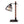 Various Frame Tischlampe mit schwarzem Metallschirm und Holzfuß