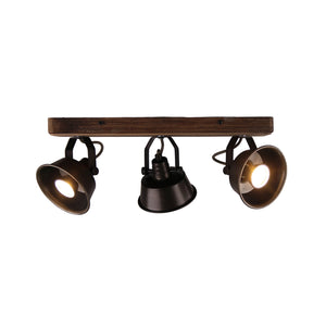 Various Max Spotlampe – 3-flammig – Schwarz