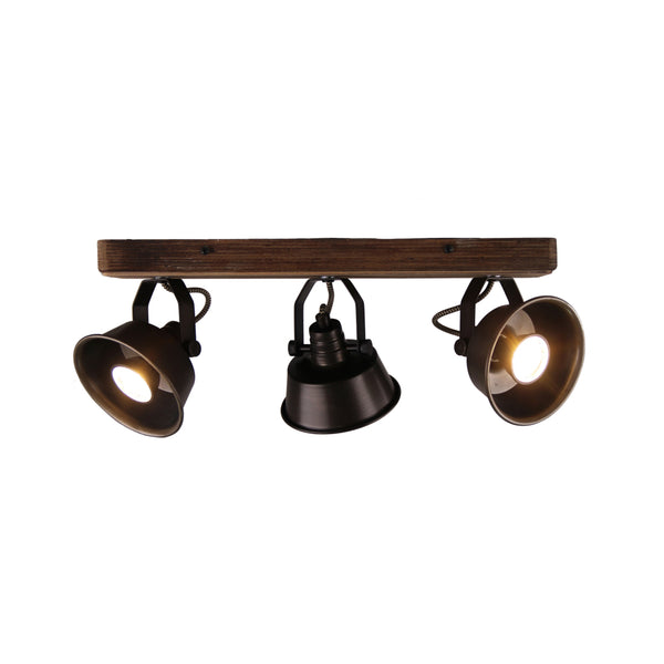 Various Max Spotlampe – 3-flammig – Schwarz