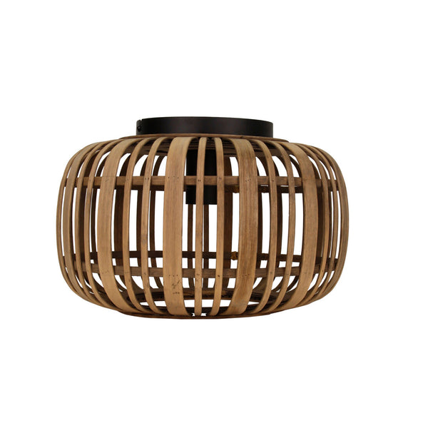 Various Rattan Deckenleuchte – Ø33 oder 40 cm – 1 flammig - Braun – Natürliches Material – E27