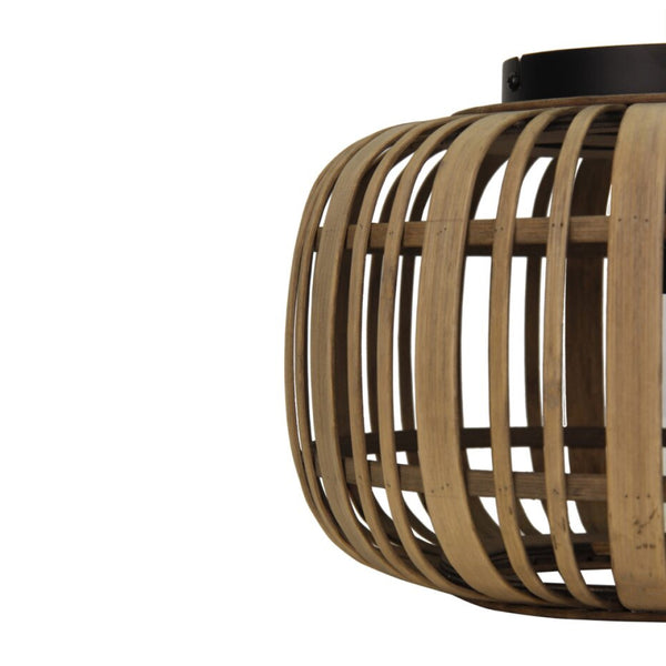 Various Rattan Deckenleuchte – Ø33 oder 40 cm – 1 flammig - Braun – Natürliches Material – E27