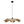 Various Schmetterling Pendelleuchte Ø80 cm – Vorderansicht, Blattdesign