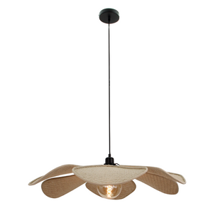Various Schmetterling Pendelleuchte Ø80 cm – Vorderansicht, Blattdesign