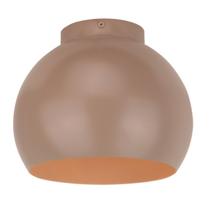 Die Various Sfera Deckenleuchte, 1-flammig, Ø25 cm, in elegantem Taupe, gefertigt aus Metall, bringt stilvolle Akzente in den Raum.