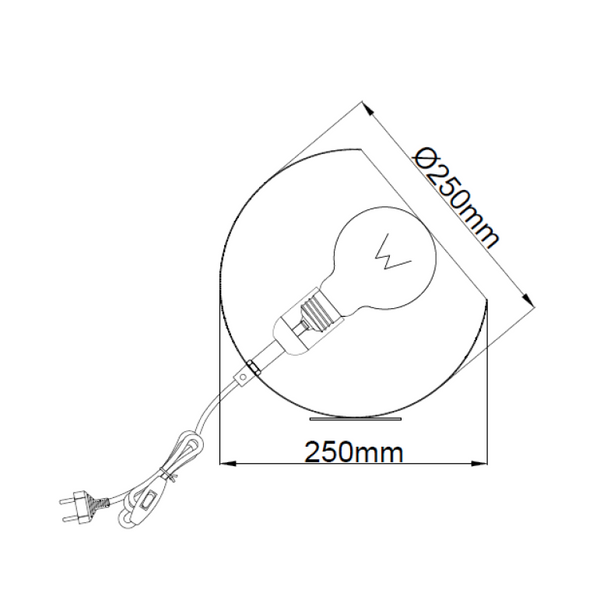 Various Sfera Tischlampe – Elegantes Design in Ø20 & Ø25 cm | Vielfältige Farben