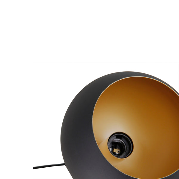 Various Sfera Tischlampe – Ø20 oder Ø25 cm – Schwarz – 1-flammig – Eisen