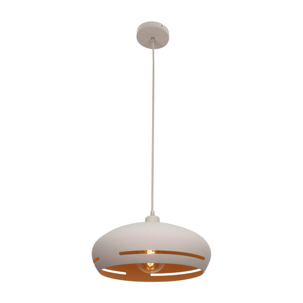 Various Streifen Hängeleuchte Ø35 cm Sand – Offenes Design, modernes Lichtspiel, eleganter Look