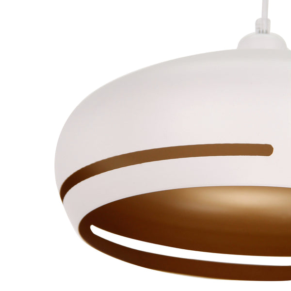 Various Streifen Hängeleuchte Ø35 cm Sand – Offenes Design, modernes Lichtspiel, eleganter Look