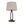 Various Vintage Tischlampe – E27 – Höhe 45 cm – Holzfuß & Metallbügel – Beiger Stoffschirm