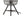 Various Woven Tischlampe mit Metall-Dreibein und Rattan-Schirm