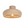 Various Streifen Deckenlampe Ø35 cm in Sand, frontal aufgenommen